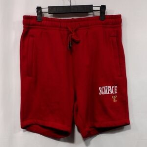 Scarface  x Shoe Palace Fleece Shorts Men's L Red Bobo Retro 90s Casual Comfy